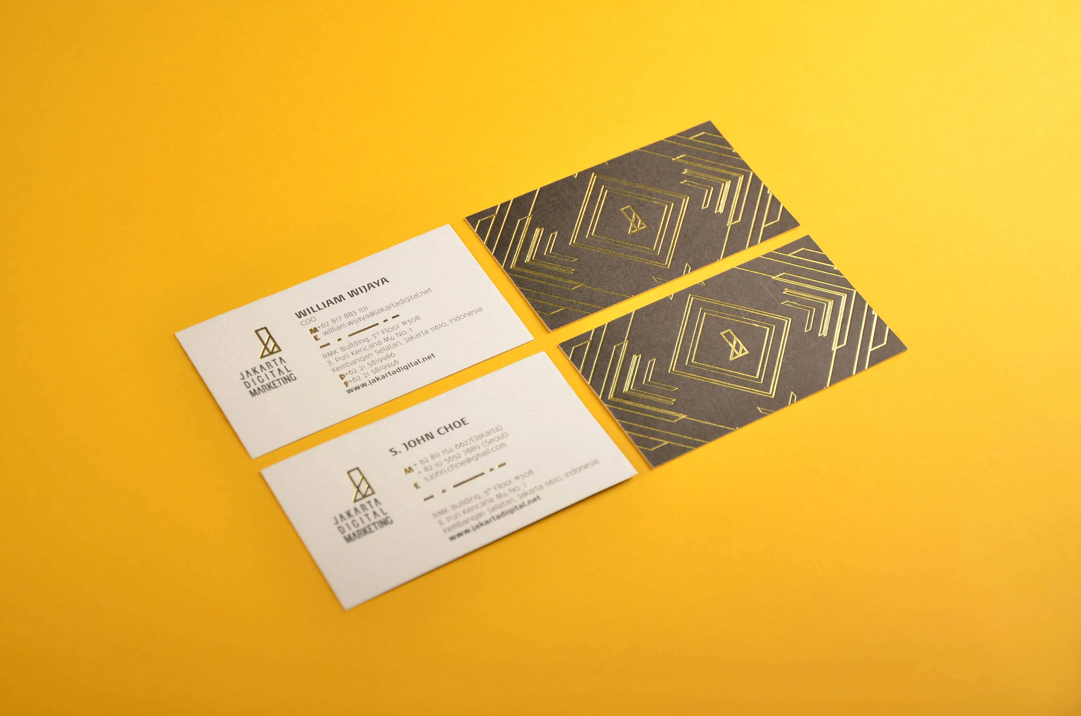 Kartu Nama Standar 1 Sisi